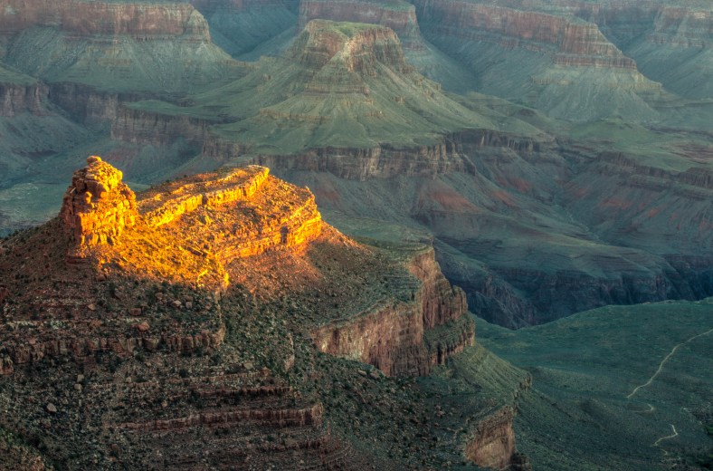 Sun up at Grand Canyon Mike-Hope by Mike Hope
