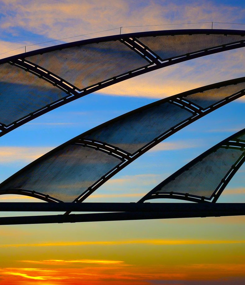 Pier Sunset Sails by Mike-Hope