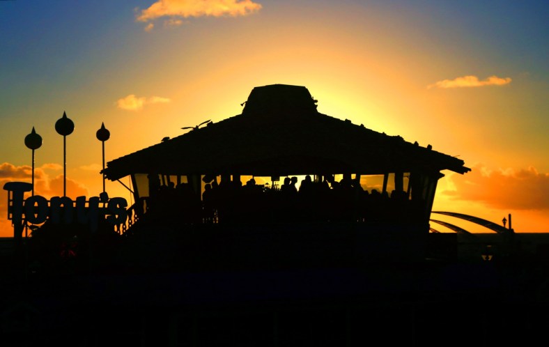 Old Tony's At Sunset by Mike Hope