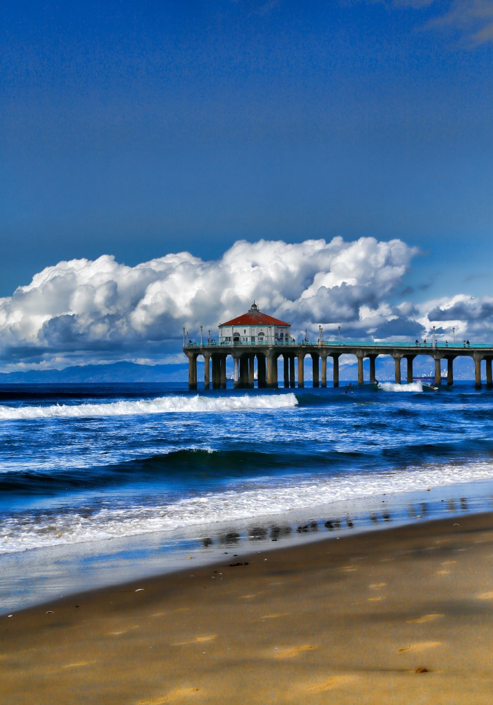 Manhattan Pier before the Storm by Mike Hope